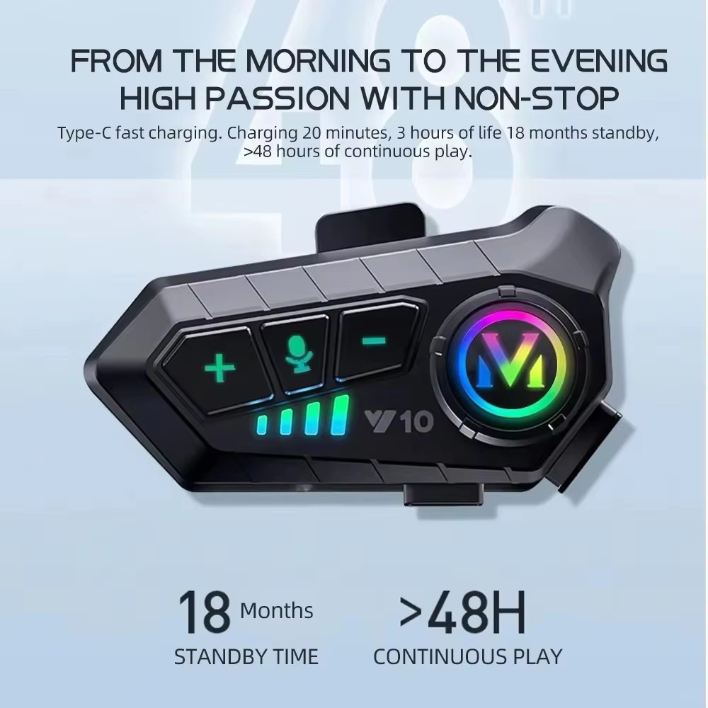 Motorhelm Bluetooth Headset 10 - Full Face Motorcycle Helmet With Bluetooth recensie en prijs
