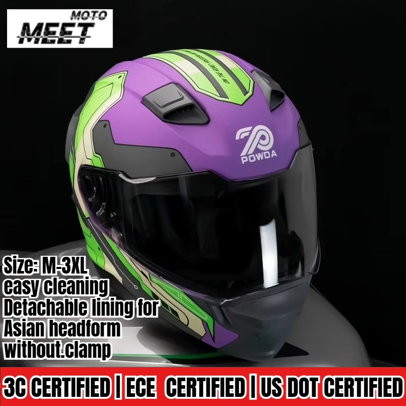 Unisex motorhelm met volledige - Dual Visor Motorcycle Racing Helmet recensie en prijs