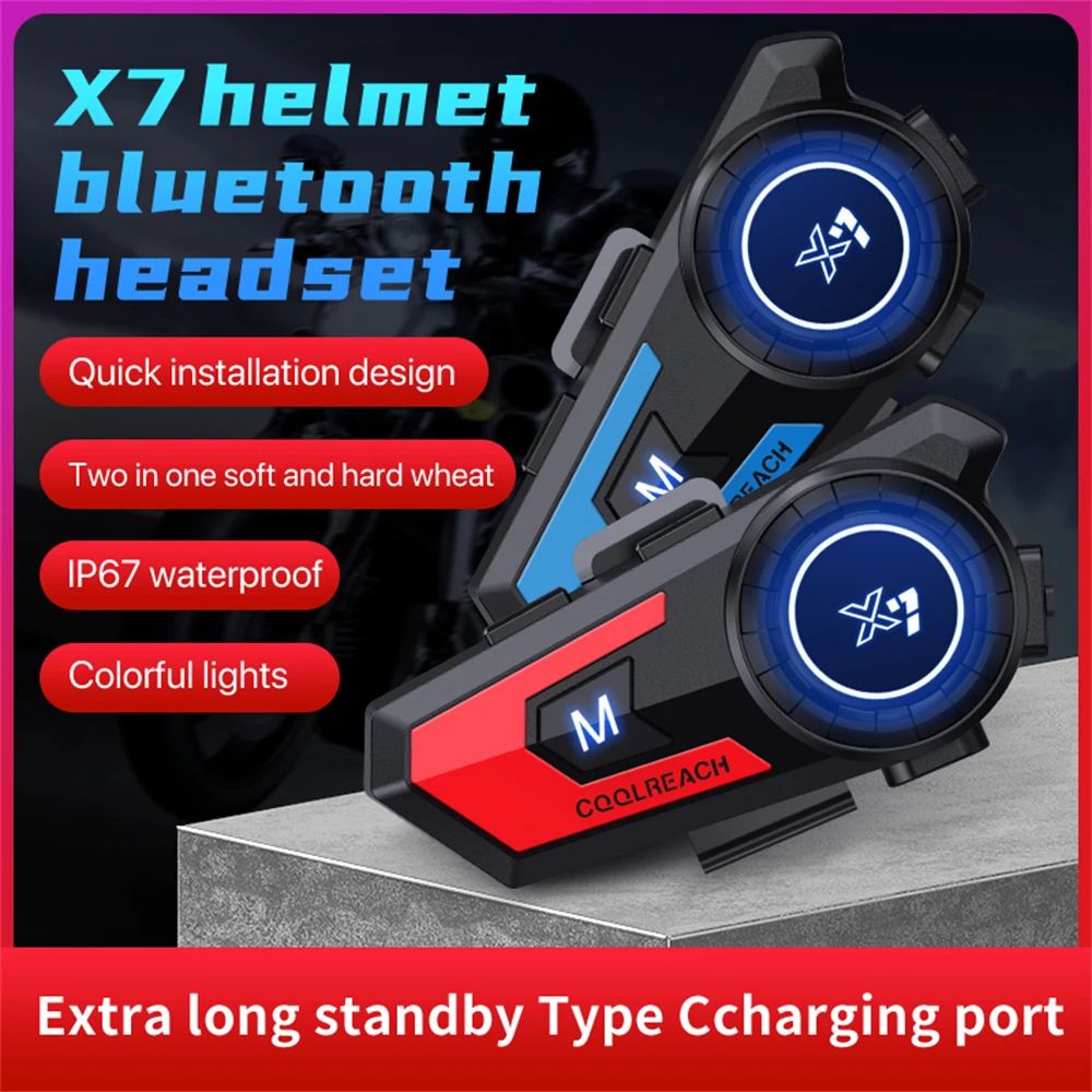 X7 Motorhelm Headset Draadloze - Full Face Motorcycle Helmet With Bluetooth recensie en prijs